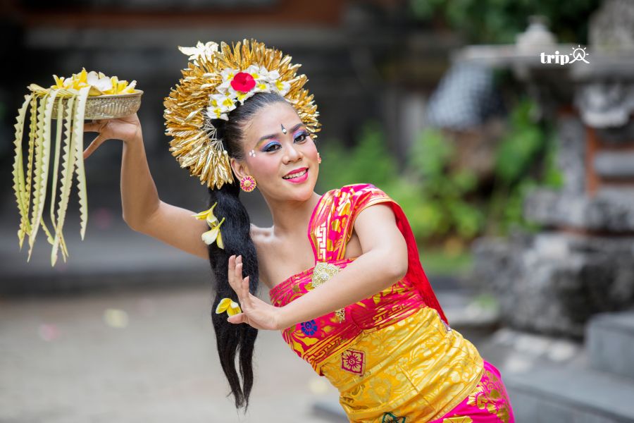 Điệu múa Pendet - Tripa