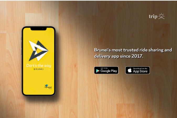 Ứng dụng gọi xe Dart Rider ở Brunei - Tripa