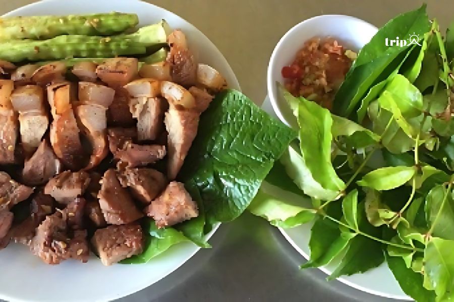 Thịt trâu lá Trơng -Tripa (nguồn Internet)